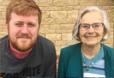 Jamie Taylor and Councillor Ann Richards