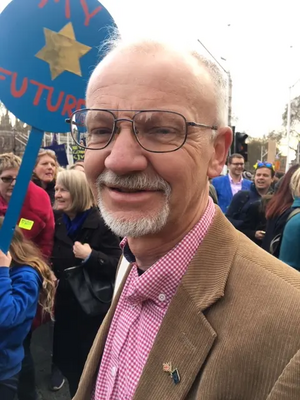 Councillor Stan Pajak at the People's Vote March