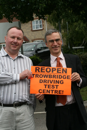 Gary Fossey with Andrew Murrison