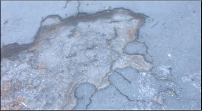 Damaged pathway