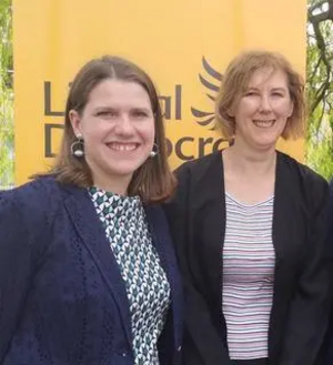Ellen Nicholson and Jo Swinson