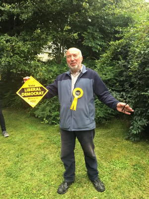 Ethandune by-election Lib Dem council candidate Alan Rankin