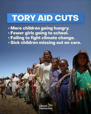 Tory Aid Cuts