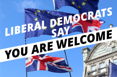 Image courtesy of Wiltshire Liberal Democrats You Are Welcome Here
